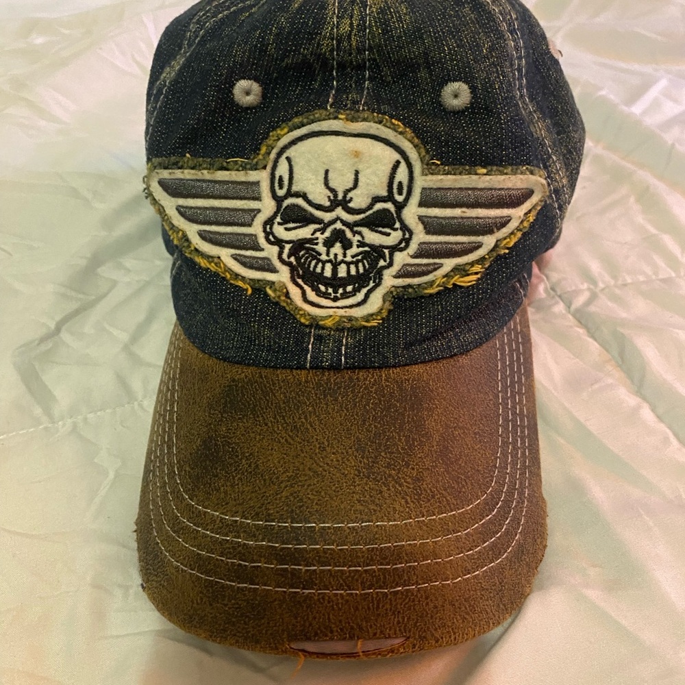 Men’s jean skull cap